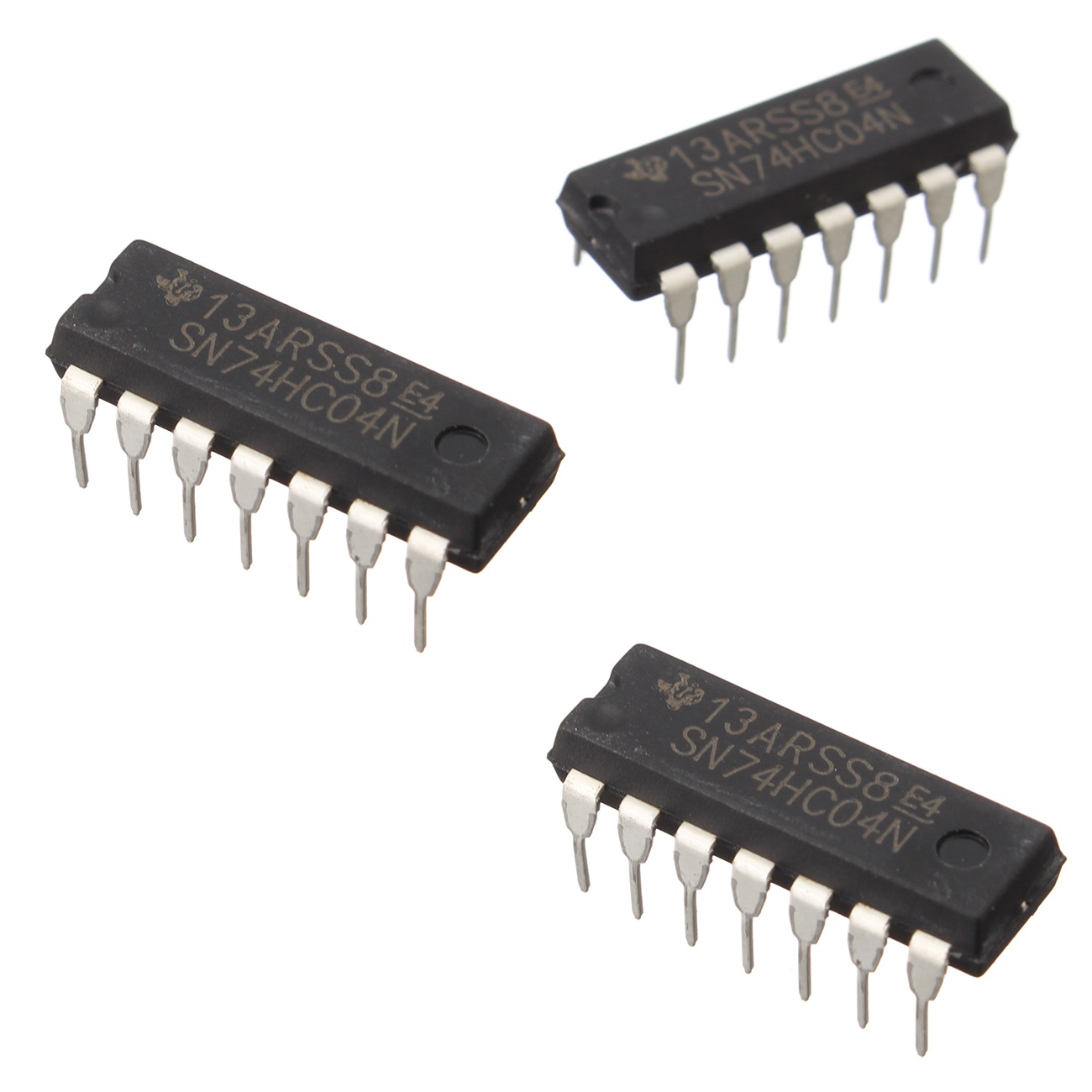 SN74HC04N Hex Inverter Logic IC (pack of 3) | DaakyeTech
